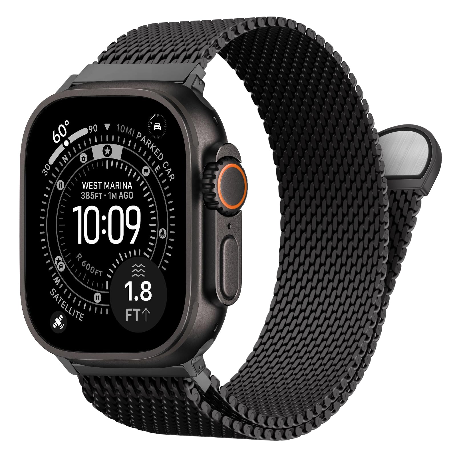Mesh Coil Strip - Dickes Metallarmband für Apple Watch Band