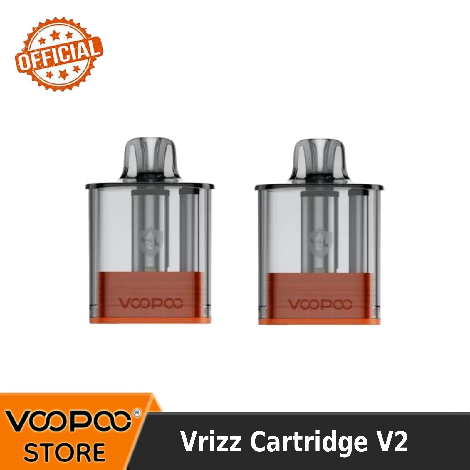 Vape Coil Replacement - VOOPOO VRIZZ Cartridge V2 Ersatzpod 15ml