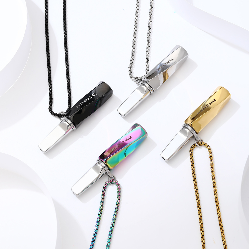 Edelstahl-Inhalator-Halskette: – Vaping Air Bewertung und Preis