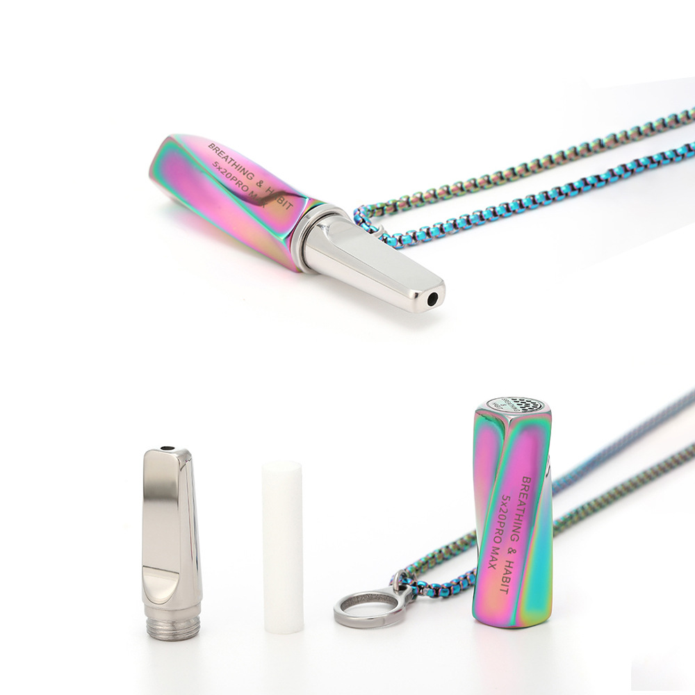 Edelstahl-Inhalator-Halskette: – Vaping Air Bewertung und Preis