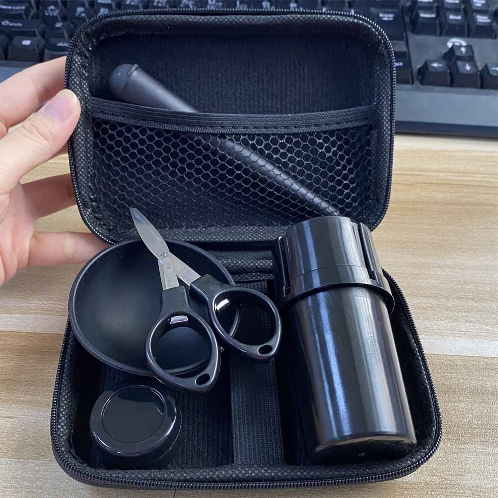 1Set Schwarz Grinder Brecher M – Vape Accessory Bewertung und Preis