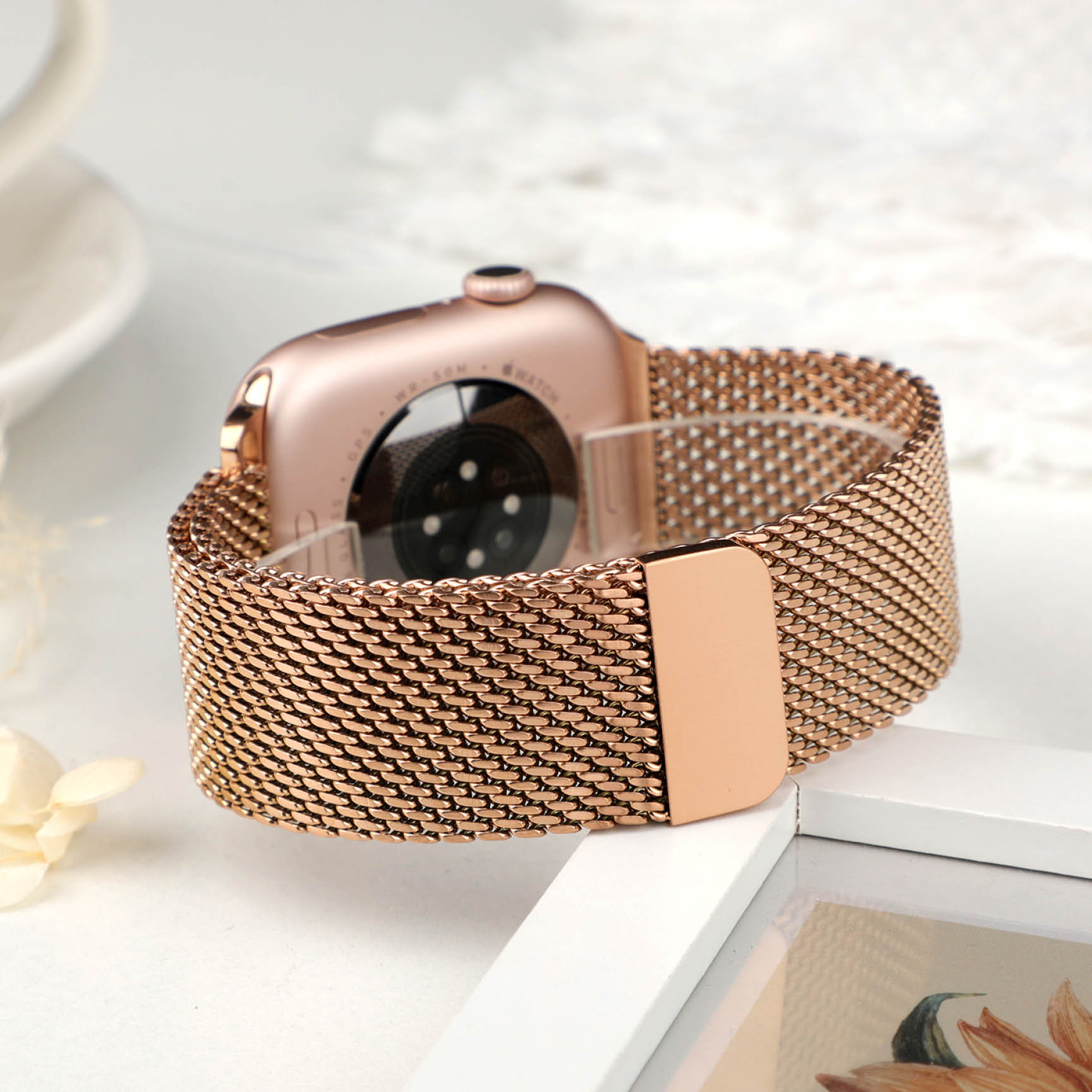 Dickes Metallarmband für Apple – Mesh Coil Strip Bewertung und Preis